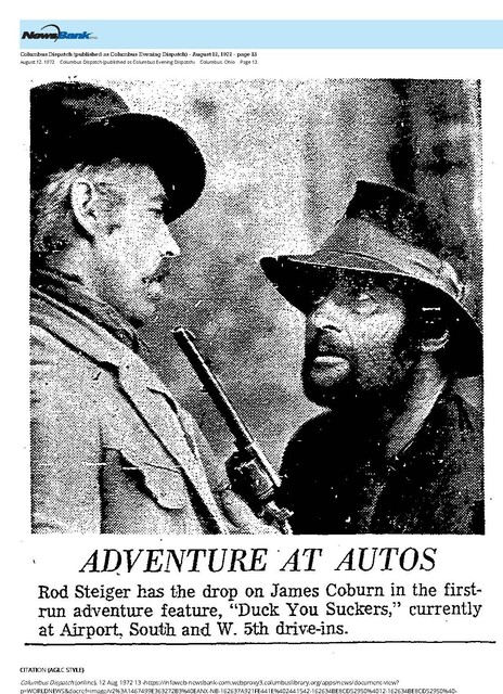 The Great Directors: Sergio Leone (1972)