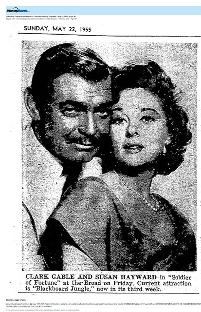 Clark Gable--Number Ten Box Office Star (1955)/His last year on the list