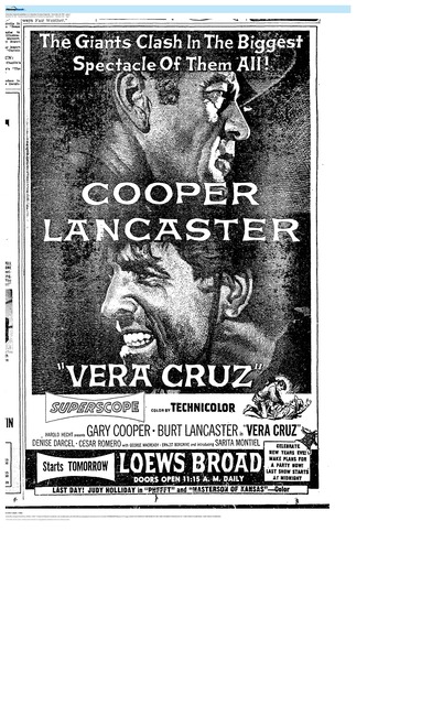 Gary Cooper--Number Three Box Office Star (1954)