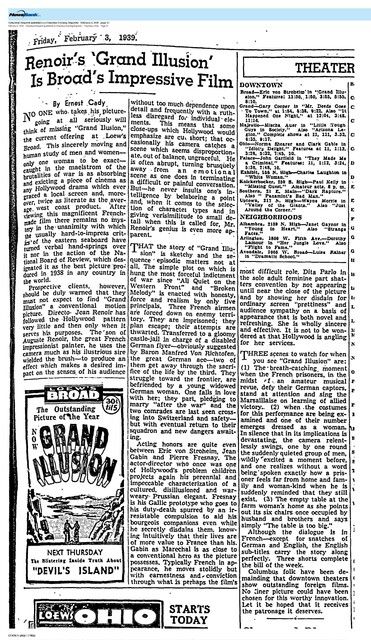 The Great Directors: Jean Renoir (1939)