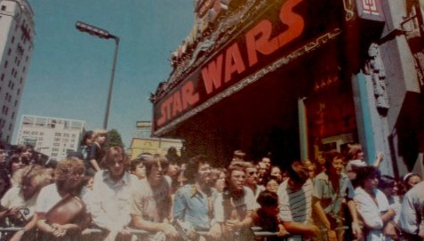 1977 Star Wars at the Chinese Theatre