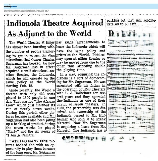 New policy and new owner (1956)