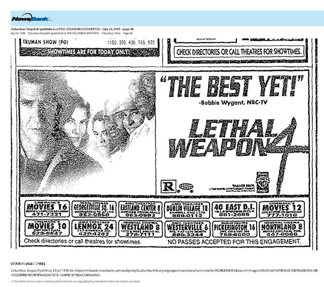 Mel Gibson--Number Six Box Office Star (1998)