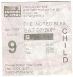 The Incredibles - November 13, 2004