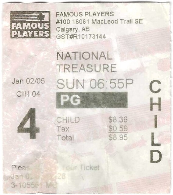 National Treasure - January 2, 2005
