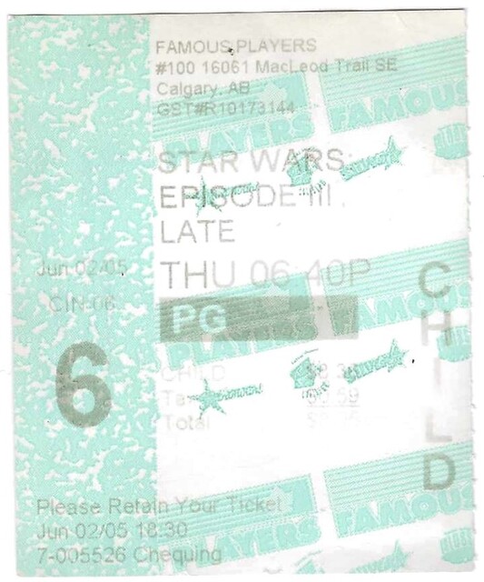 Star Wars: Episode III - Revenge of the Sith - June 2, 2005