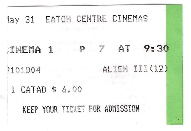 Alien III (Aliens) - May 31, 1992