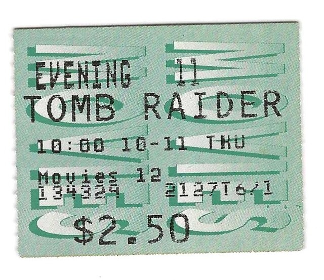 Lara Croft: Tomb Raider - October 11, 2001