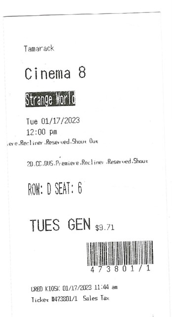 Strange World - January 17, 2023