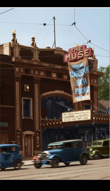 1933 colorized photo credit Jill Benz courtesy Omaha Nostalgia Project.