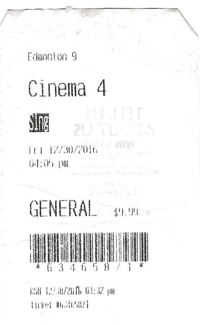 Sing - December 30, 2016