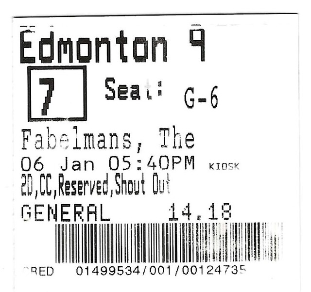 The Fabelmans - January 6, 2023