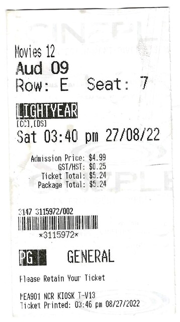 Lightyear - August 27, 2022