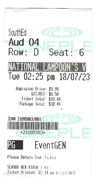 National Lampoon's Vacation - July 18, 2023