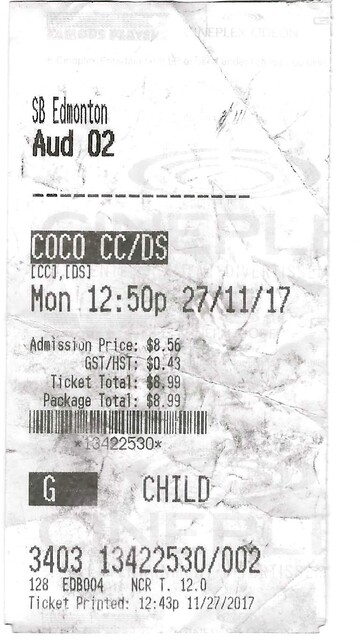 Coco - November 27, 2017