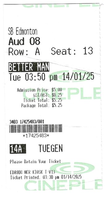 Better Man - January 14, 2025