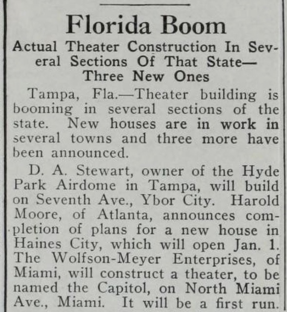 Theater Announcement 