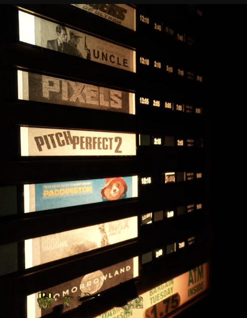 Screens at Cincinnati Mall