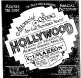 <p>Opening day ad in the Providence Evening Bulletin, April 6, 1931.</p>
              