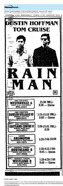 Tom Cruise--Number Two Box Office Star (1989)