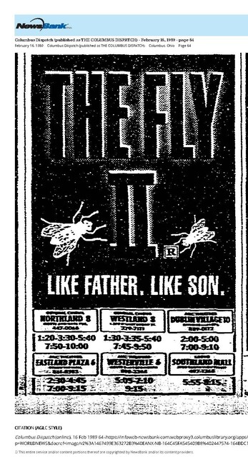 The Great Movie Franchises: The Fly (1989)