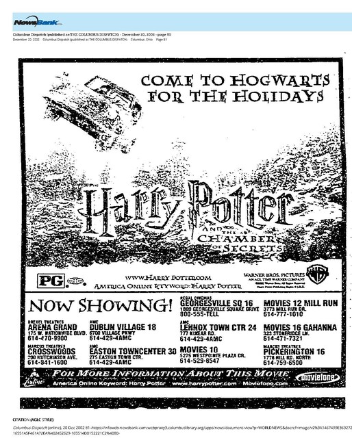 The Great Movie Franchises: Harry Potter (2002)