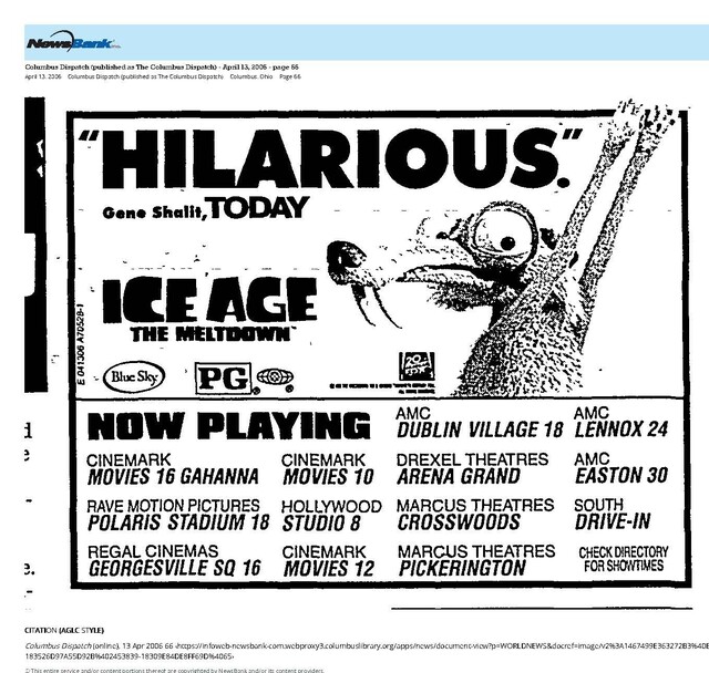 The Great Movie Franchises: Ice Age (2006)