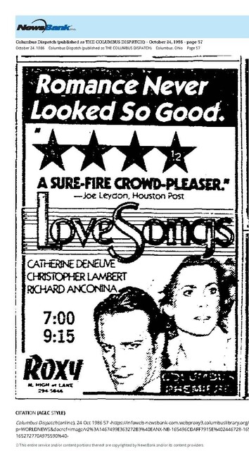 The Last Name of This Theater (1986)