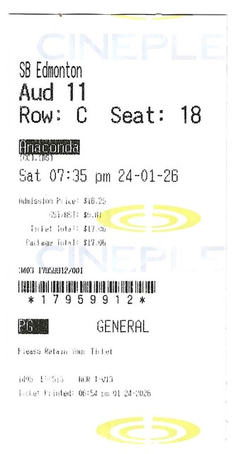 Anaconda - January 24, 2026