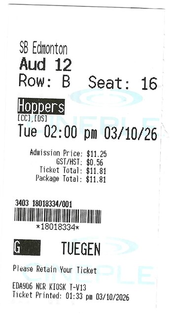 Hoppers - March 10, 2026