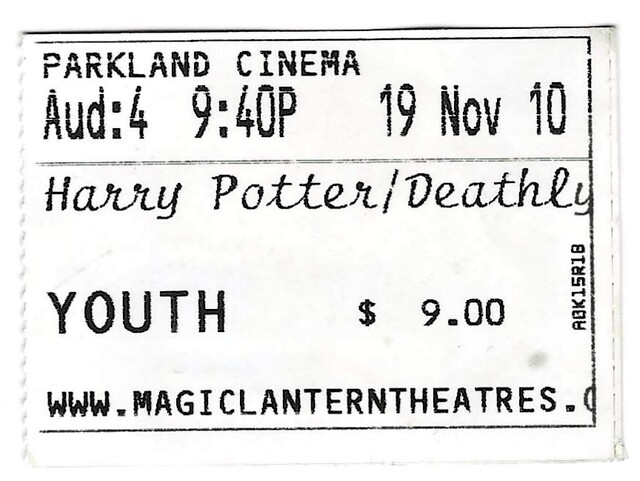 Harry Potter and the Deathly Hallows: Part 1 - Nov 19, 2010