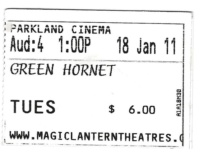 Green Hornet - January 18, 2011