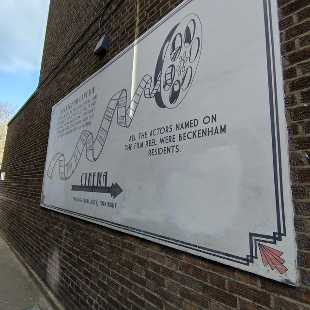 Alleyway adjacent to cinema 