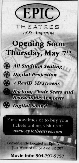 Epic Theatres of St. Augustine