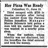 Pizza with Dough to go (1963)