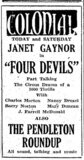 ["4 Devils at the Colonial Theatre, June 20—21, 1930"]
