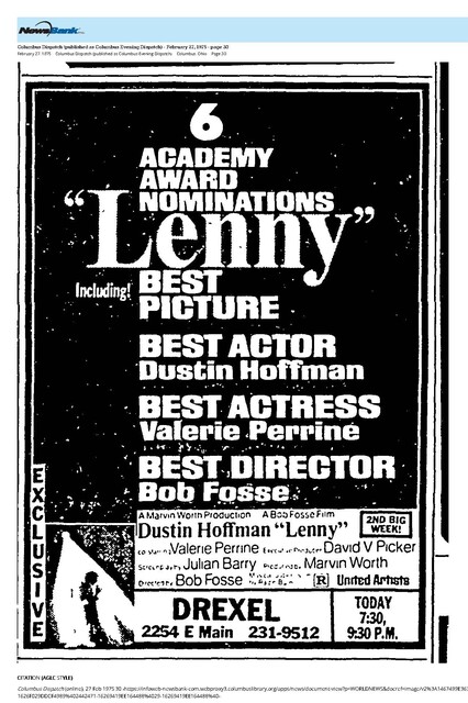 Valerie Perrine, R.I.P. (1943 - 2026)