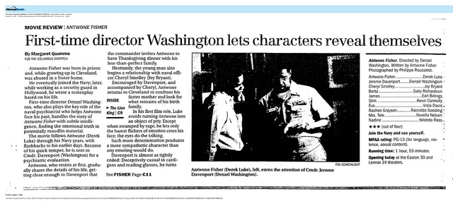 Denzel Washington--Number Eight Box Office Star (2002)