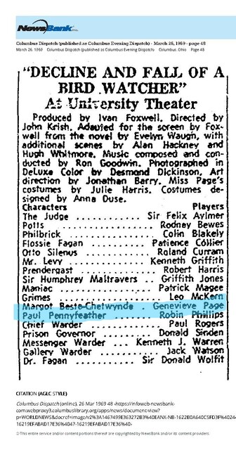 Genevieve Page, R.I.P. (1927 - 2025)