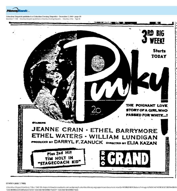 The Most Popular of the Four Negro Problem Films of 1949