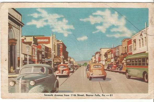 1930s postcard courtesy Little Beaver Historical Society.
