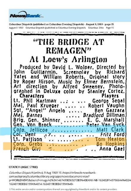 Matt Clark, R.I.P. (1936-2026)/Bo Hopkins, R.I.P. (1938-2022)