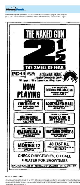 The Great Movie Franchises:  The Naked Gun (1991)