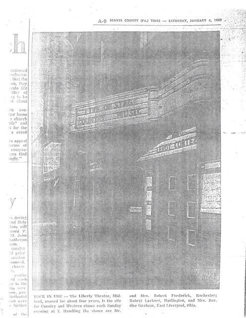 January 4, 1969 image credit Beaver County (PA.) Times.