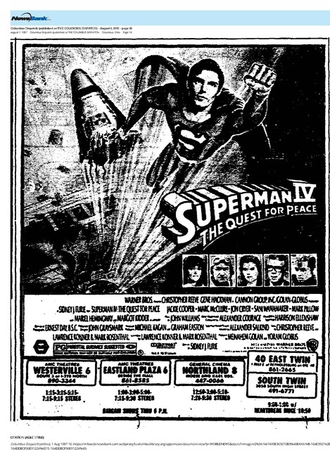 The Great Movie Franchises: Superman (1987)