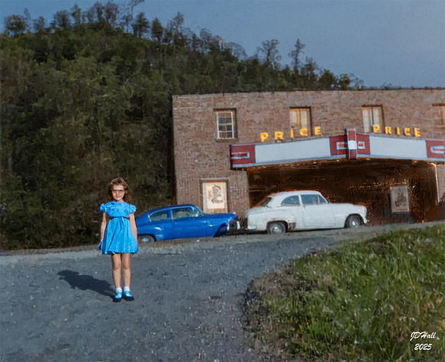 Colorized Photo from the late 1950s