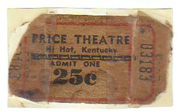 Original Ticket stub