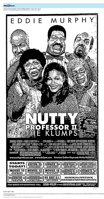 Eddie Murphy--Number Four Box Office Star (2000)/His last year on the list