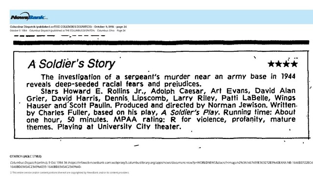 The Great Directors: Norman Jewison (1984), R.I.P. (1926 - 2024)