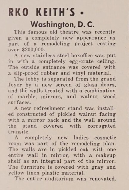 Theater Architect:  John J. McNamara (1955)